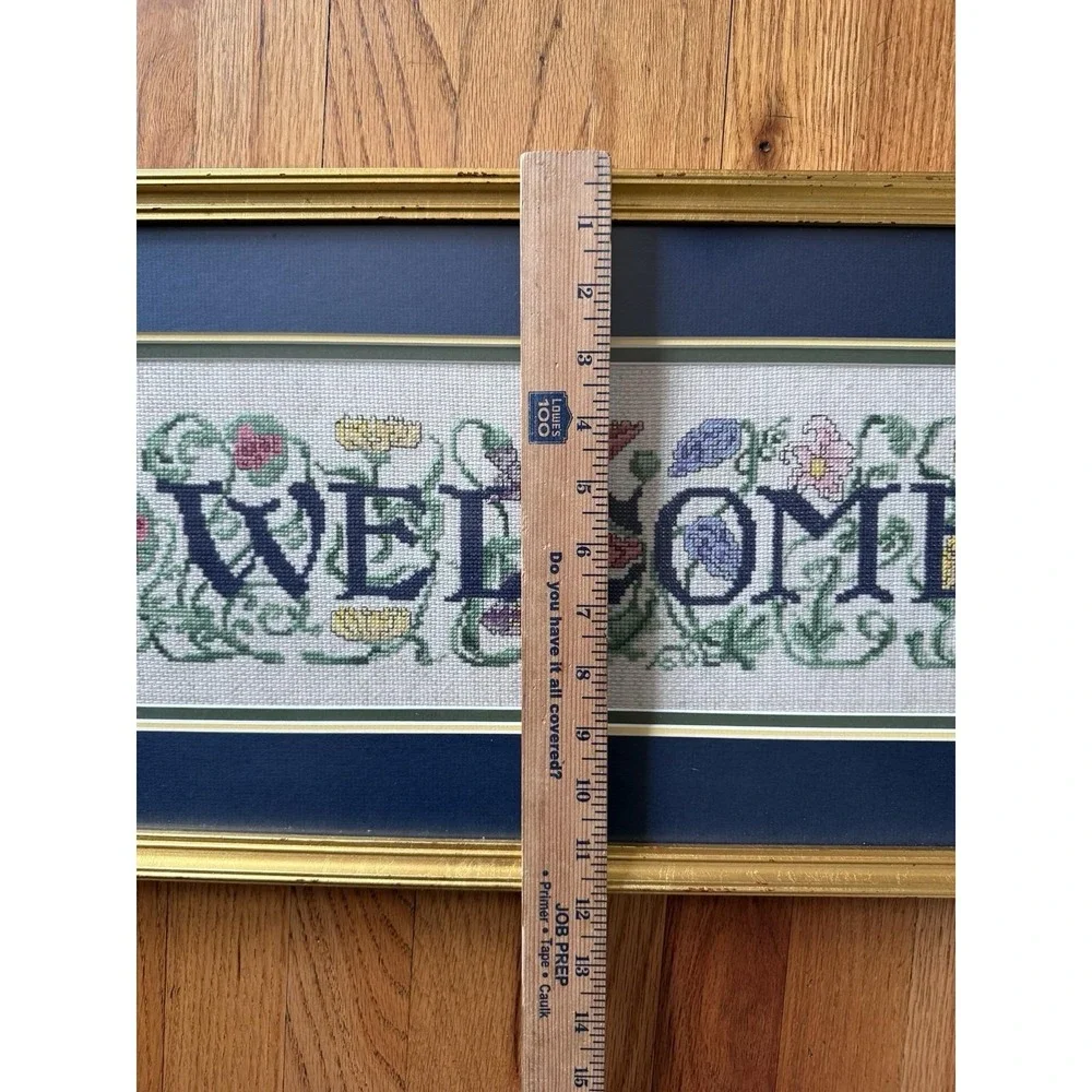 Handmade welcome sign